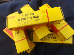 VOLVO SET of 4 Genuine NEW Bosch Fuel Injectors Bosch 0280150036 - Fuel Injection Products