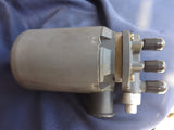 The remanufactured Porsche fuel pump, Bosch 0580970001, is a roller-cell-design electric fuel pump driven by a permanent-magnet electric motor. The fuel is scavenged from the vehicle's fuel tank and pressurized within the cavities formed between the individual pump rollers.